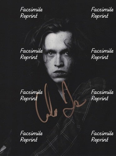CALEB LANDRY JONES AMERICAN ACTOR MUSICIAN FACSIMILEREPRINT SIGNED PHOTO 8"X11"