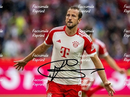 HARRY KANE ENGLAND SOCCER FIFA 2026 FACSIMILE SIGNED GLOSSY PHOTO 8"X11". #3