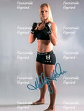 HOLLY HOLM AMERICAN BOXER & MARTIAL ARTIST UFC FACSIMILE SIGNED 8"X11". #3