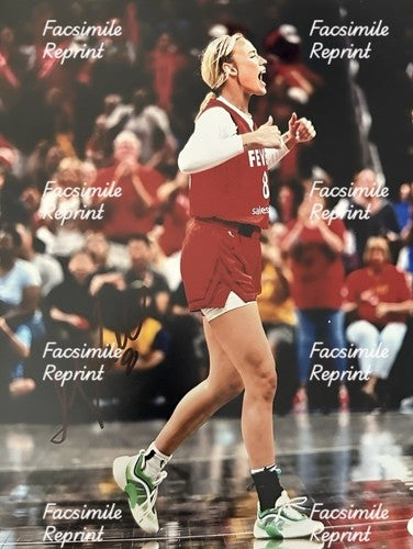SOPHIE CUNNINGHAM WNBA BASKETBALL FACSIMILE SIGNED PHOTO 8"X11".#12