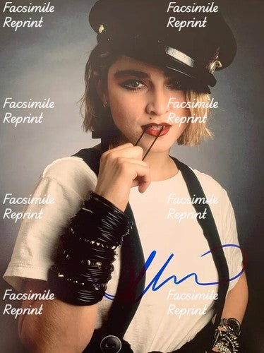 MADONNA SINGER & SONG WRITER REPRINT SIGNED PHOTO 8"X11"