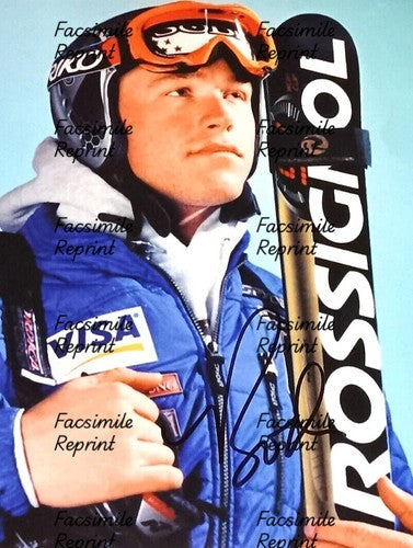 BODE MILLER AMERICAN ALPINE SKI RACER FACSIMILE SIGNED REPRINT PHOTO 8"X11".#1