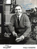 FRED ROGERS AMERICAN TV PERSONALITY AUTHOR FACSIMILE SIGNED PHOTO 8"X11". #4