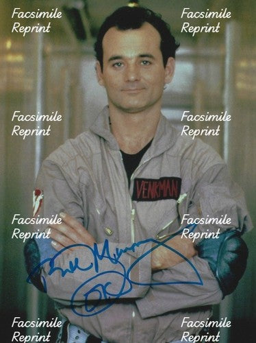 BILL MURRAY AMERICAN ACTOR COMEDIAN FACSIMILE SIGNED GLOSSY PHOTO 8"X11".#1