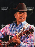 GEORGE STRAIT AMERICAN CONTRY SINGER ACTOR FACSIMILE SIGNED PHOTO 8"X11". #4
