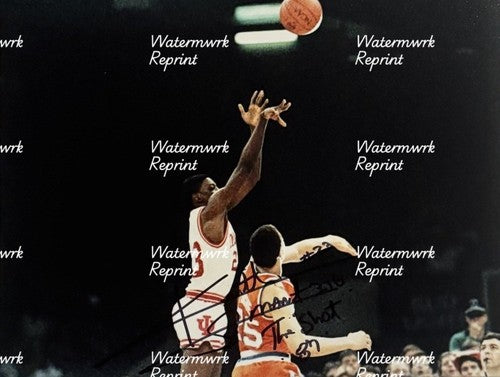 KEITH SMART - INDIAN HOOSIERS BASKETBALL SIGNED GLOSSY PHOTO 8"X11". #2