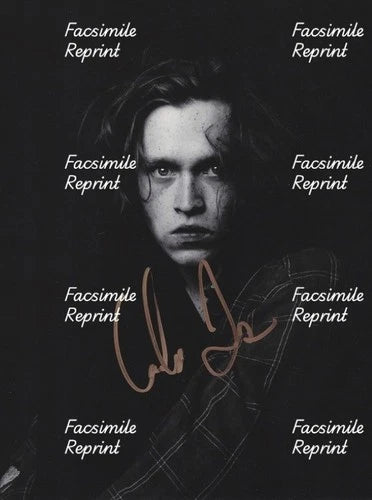 CALEB LANDRY JONES AMERICAN ACTOR MUSICIAN FACSIMILEREPRINT SIGNED PHOTO 8"X11"
