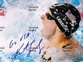 KATIE LEDECKY AMERICAN SWIMMER OLYMPICS FACSIMILE SIGNED GLOSSY PHOTO 8"X11".