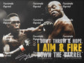 ISRAEL ADYSANYA NIGERIAN-NEW ZEALAND MARTIAL ARTIST FACSIMILE SIGNED 8"X11". #2