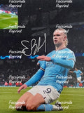 ERLING HAALAND NORWAY 2026 FIFA FOOTBALL /SOCCER FACSIMILE SIGNED PHOTO 8"X11".