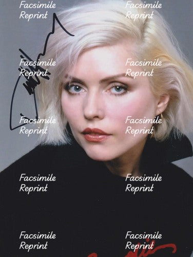 DEBBIE HARRY BLONDIE AMERICAN ROCK BAND FACSIMILE SIGNED PHOTO 8"X11". #5
