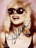 DEBBIE HARRY BLONDIE AMERICAN ROCK BAND FACSIMILE SIGNED PHOTO 8"X11".