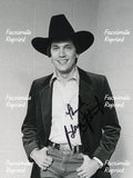 GEORGE STRAIT AMERICAN CONTRY SINGER ACTOR FACSIMILE SIGNED PHOTO 8"X11". #2