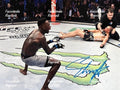 ISRAEL ADYSANYA NIGERIAN-NEW ZEALAND MARTIAL ARTIST FACSIMILE SIGNED 8"X11". #6